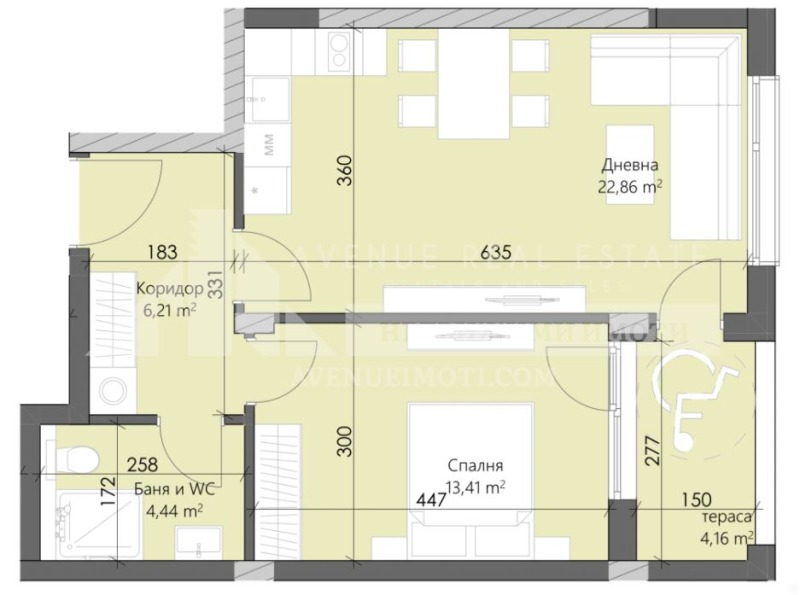 En venta  1 dormitorio Plovdiv , Karshiyaka , 72 metros cuadrados | 23673197 - imagen [2]