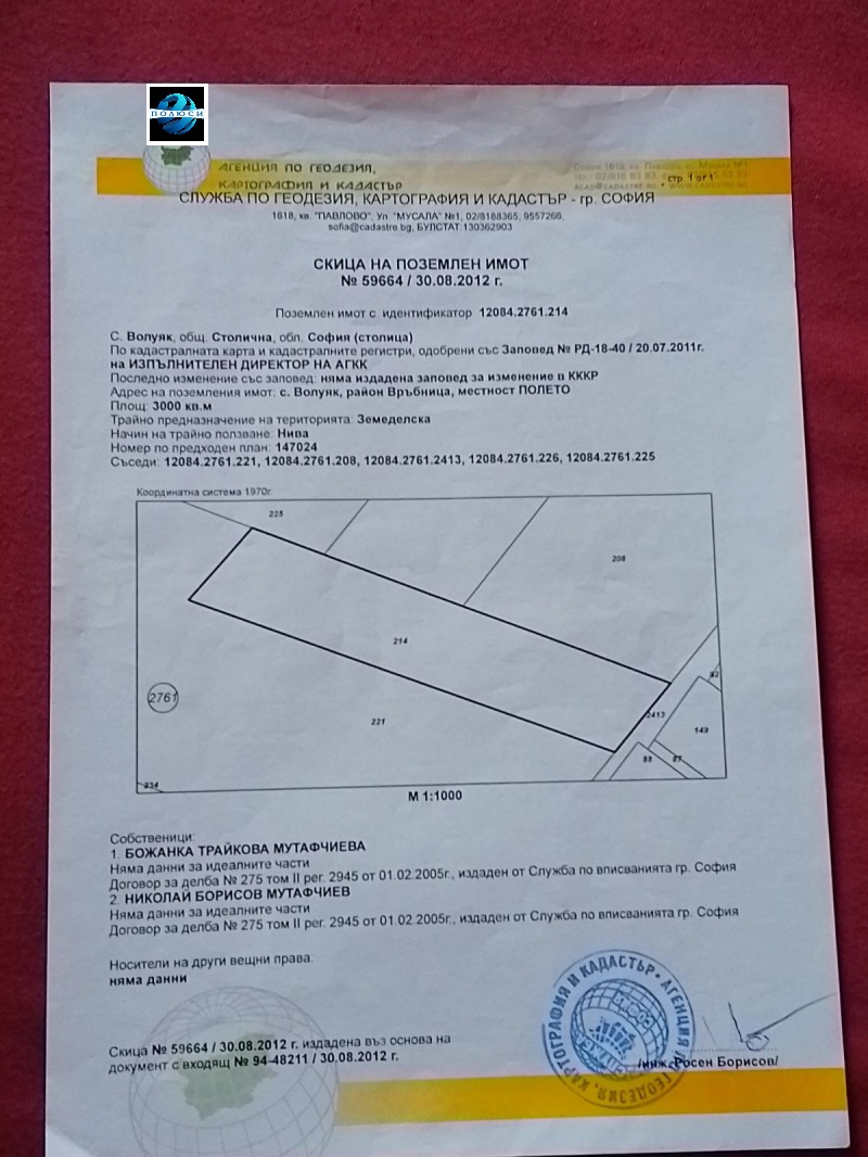 Eladó  Cselekmény régió Sofia , Bozsurishte , 3000 négyzetméter | 39864108