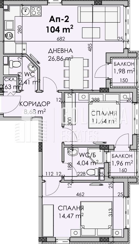 Продава 3-СТАЕН, гр. Бургас, област Бургас, снимка 5 - Апартаменти - 53842393