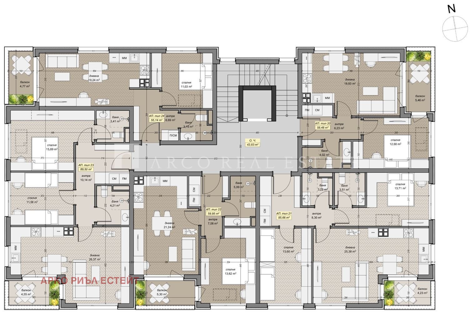 Продава 3-СТАЕН, гр. София, Левски Г, снимка 2 - Апартаменти - 53486370