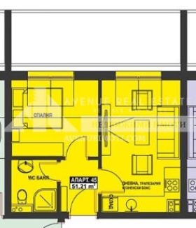 Na sprzedaż  1 sypialnia Burgas , Bratja Miladinowi , 51 mkw | 93487578 - obraz [2]
