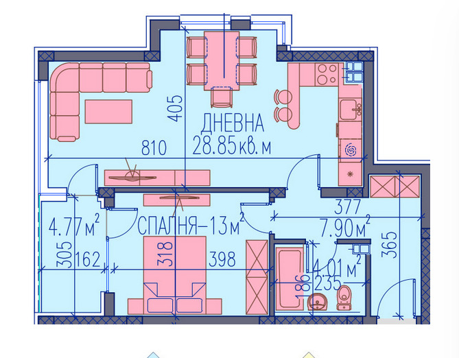 Продава 2-СТАЕН, гр. Пловдив, Индустриална зона - Изток