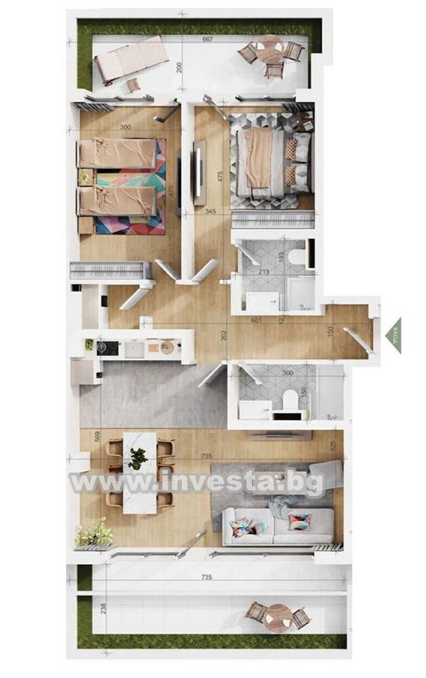 À vendre  2 chambres Plovdiv , Trakiya , 147 m² | 86542213 - image [10]