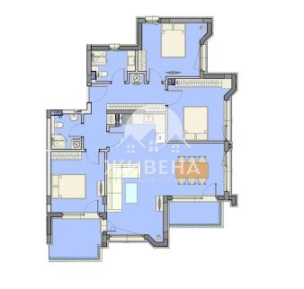 Продава  4-стаен град Варна , к.к. Св.Св. Константин и Елена , 142 кв.м | 59951202 - изображение [5]