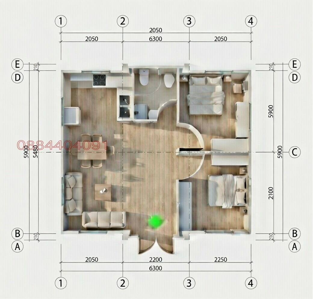 Продава КЪЩА, с. Делян, област София област, снимка 2 - Къщи - 56185082
