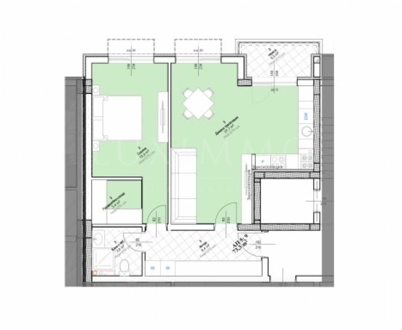 En venta  1 dormitorio Plovdiv , Ostromila , 83 metros cuadrados | 90145298 - imagen [5]