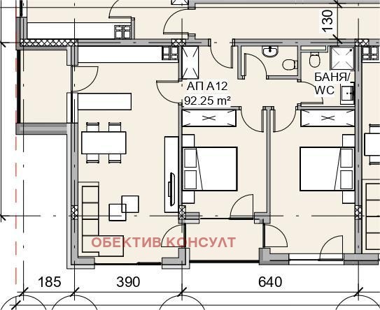 À venda  2 quartos Blagoevgrad , Osvobojdenie , 110 m² | 64963127 - imagem [3]