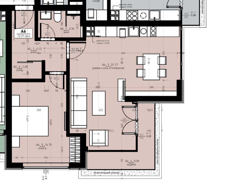 In vendita  1 camera da letto Sofia , Drugba 1 , 89 mq | 55459657 - Immagine [2]
