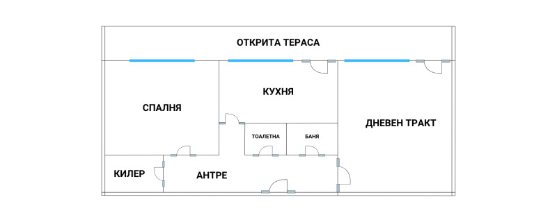 Til salgs  1 soverom Sofia , Zapaden park , 62 kvm | 31647876 - bilde [13]