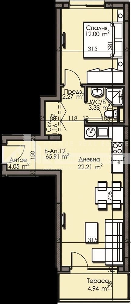 Продава  2-стаен град Бургас , Изгрев , 66 кв.м | 47346725 - изображение [2]