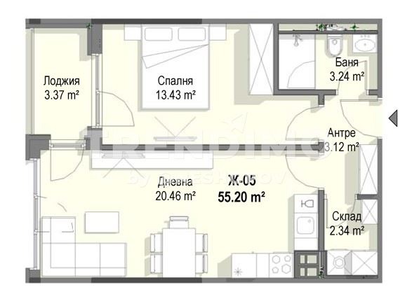 Продава  2-стаен град София , Кръстова вада , 65 кв.м | 49190016