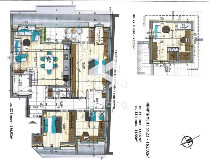 Продава  Мезонет град София , Студентски град , 188 кв.м | 21300930 - изображение [2]