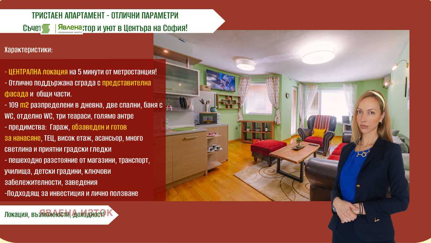 Продава 3-СТАЕН, гр. София, Оборище, снимка 10 - Апартаменти - 53819645