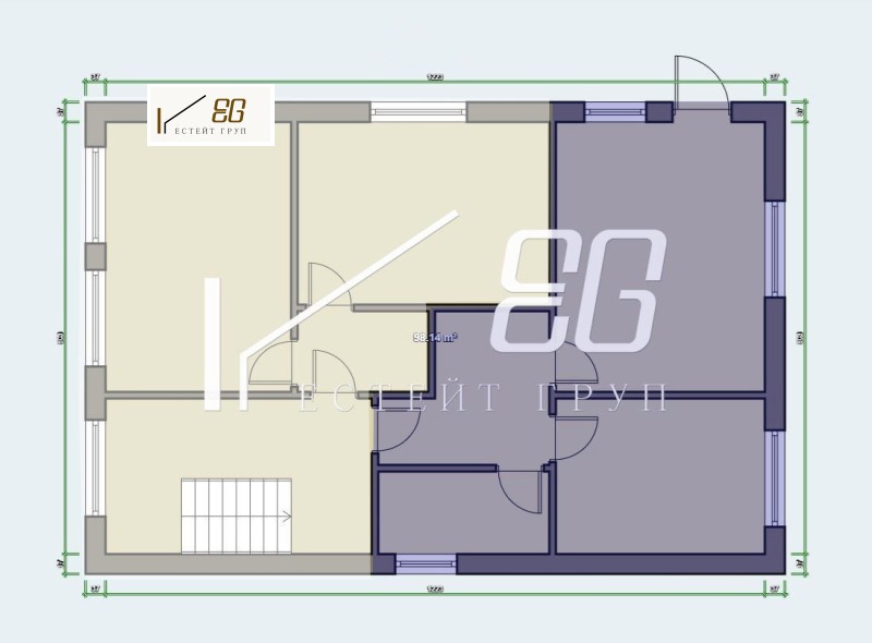 Продава 2-СТАЕН в град Варна, Аспарухово - 68 кв.м / 85 000 € » 166 245.55 лв., ЕСТЕЙТ ГРУП 2024