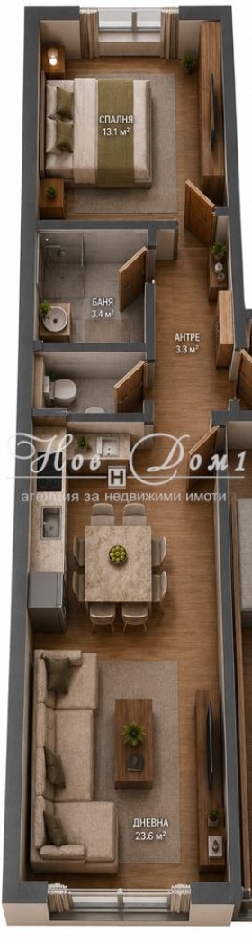 Продава 2-СТАЕН, гр. София, Младост 2