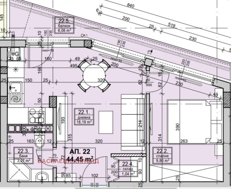 Na prodej  1 ložnice Sofia , Ovča kupel , 53 m2 | 30359912 - obraz [15]