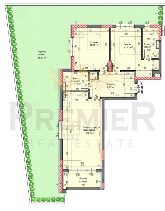 Myytävänä  2 makuuhuonetta Varna , m-t Ptšelina , 190 neliömetriä | 41106677 - kuva [9]