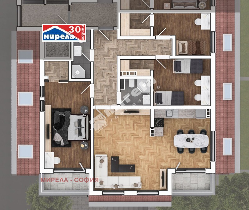 For Sale  3 bedroom Sofia , Lozenets , 208 sq.m | 13349199 - image [2]