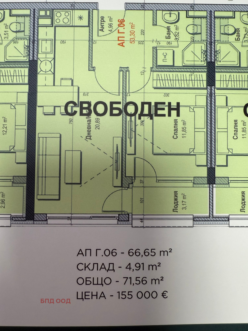 Продава 2-СТАЕН, гр. София, Младост 3, снимка 6 - Апартаменти - 52415499