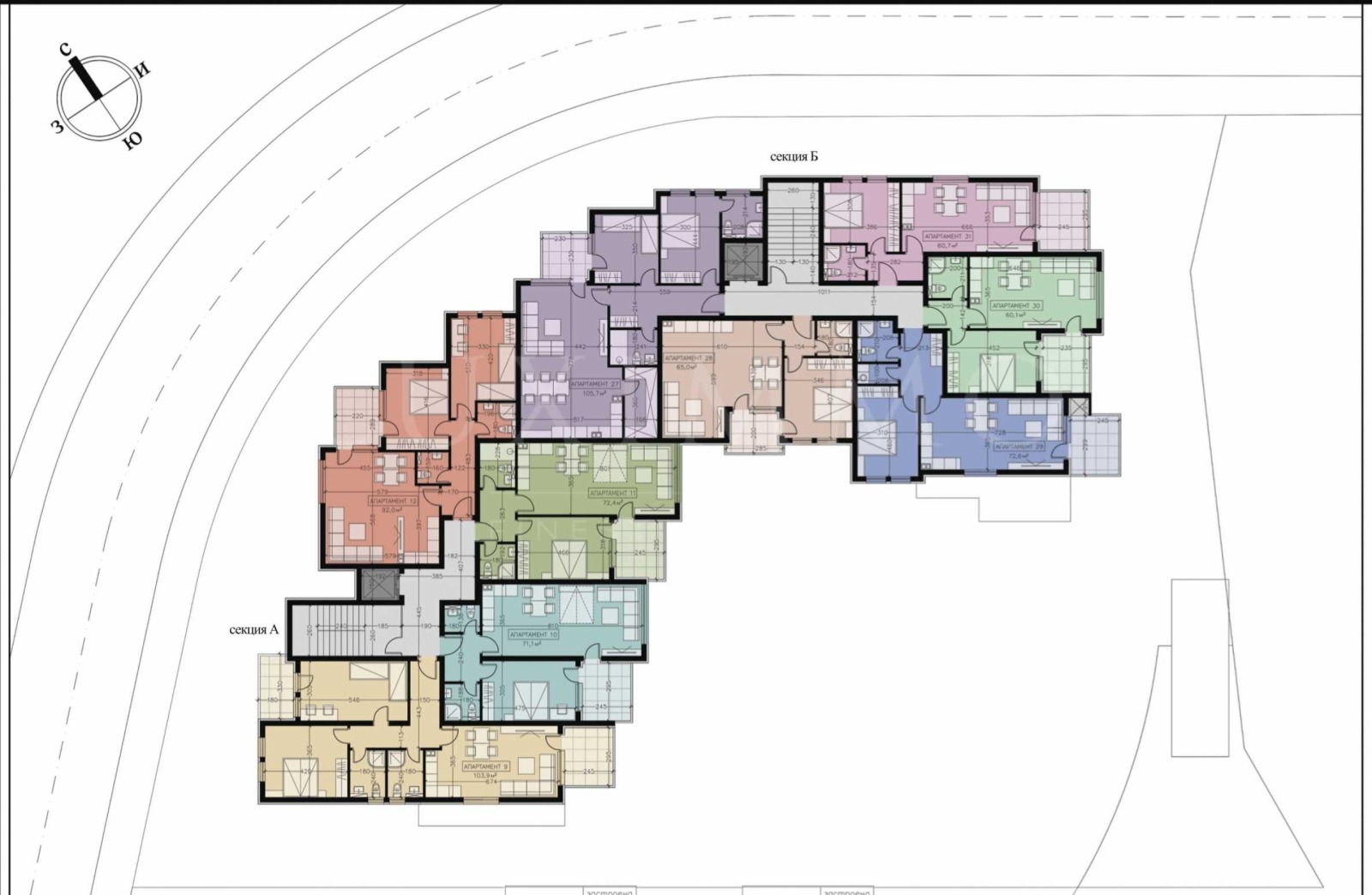 Продава 3-СТАЕН, гр. София, Манастирски ливади, снимка 4 - Апартаменти - 55240011