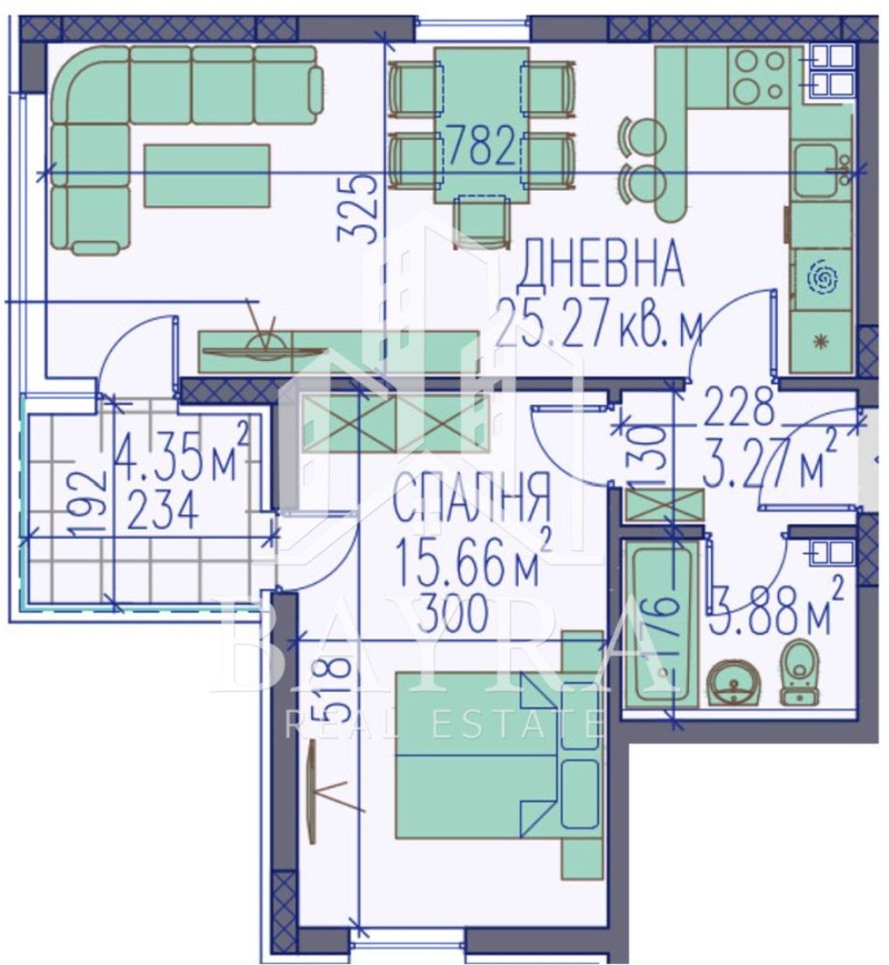 Till salu  1 sovrum Plovdiv , Centar , 76 kvm | 15197835 - bild [9]