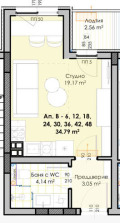 Продава 1-СТАЕН, град Пловдив, Гагарин • 41160 € • 72041629 — Holmes.bg