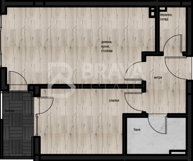 Satılık  1 yatak odası Plovdiv , Komatevski vazel , 70 metrekare | 88741719 - görüntü [2]
