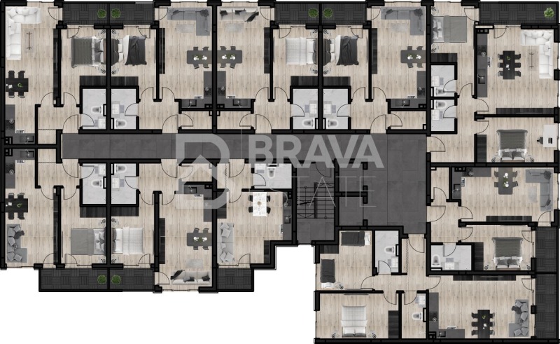 Satılık  1 yatak odası Plovdiv , Komatevski vazel , 70 metrekare | 88741719 - görüntü [3]