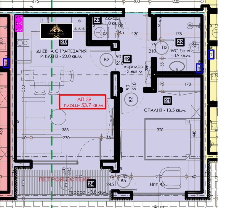 Myytävänä  1 makuuhuone Pazardzhikin alue , Velingrad , 63 neliömetriä | 57270918 - kuva [2]