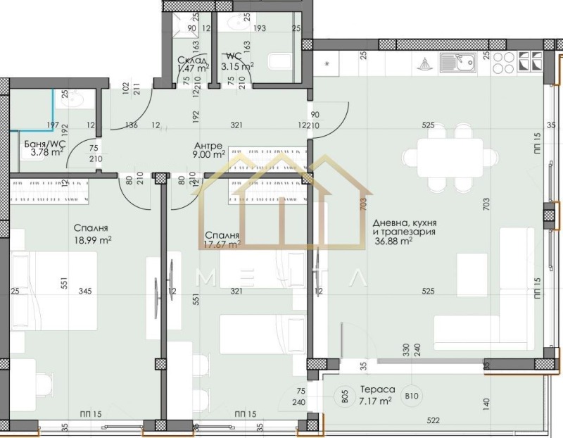 À vendre  2 chambres Plovdiv , Hristo Smirnenski , 125 m² | 43759085 - image [6]