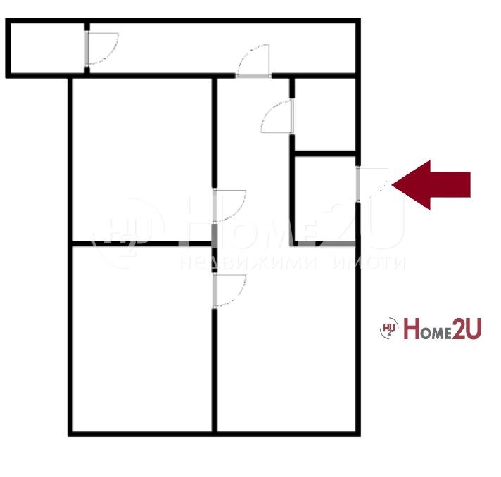 Na prodej  2 ložnice Pazardžik , Zapad , 86 m2 | 32253207 - obraz [9]