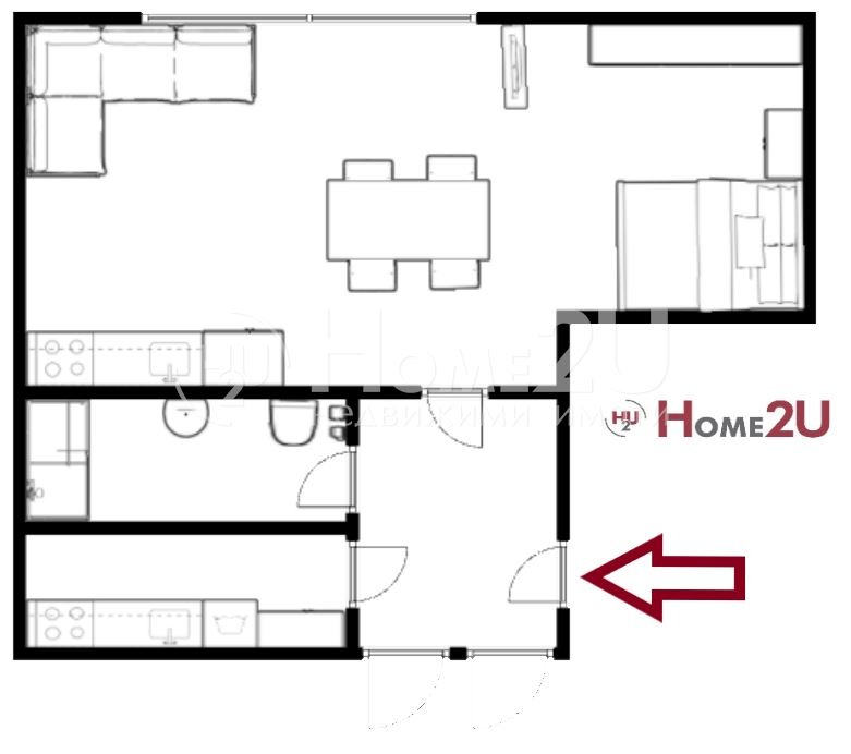 Продава  1-стаен град Пловдив , Център , 48 кв.м | 84042394 - изображение [5]