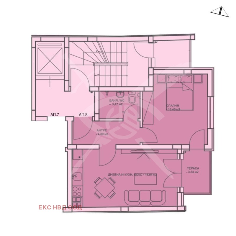 Продава  2-стаен, град Пловдив, Каменица 1 •  177 125 EUR • ID 67348457 — holmes.bg - [1] 