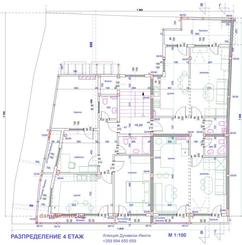 Zu verkaufen  3 Schlafzimmer Ruse , Zentar , 128 qm | 56802354 - Bild [4]