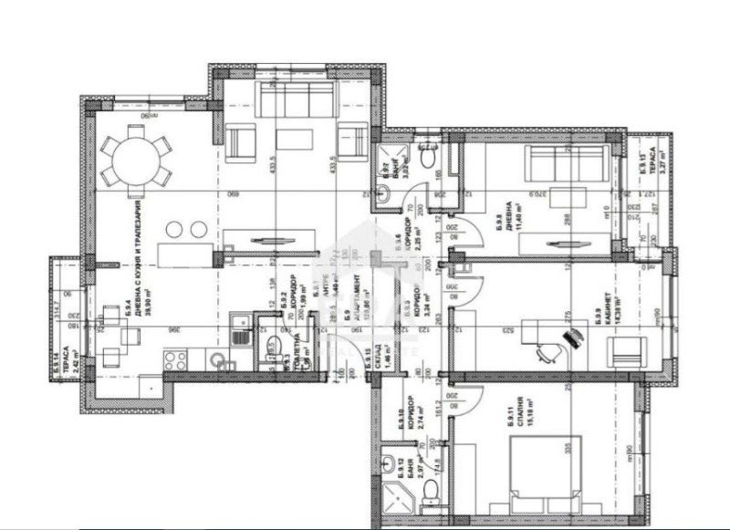 Продава 4-СТАЕН, гр. София, Кръстова вада, снимка 3 - Апартаменти - 52693624