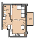 Продава 1-СТАЕН, град Пловдив, Младежки Хълм • 94950 € • 25480488 — Holmes.bg