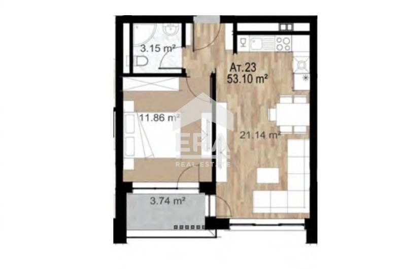 Продава 2-СТАЕН, гр. София, Център, снимка 4 - Апартаменти - 54343868