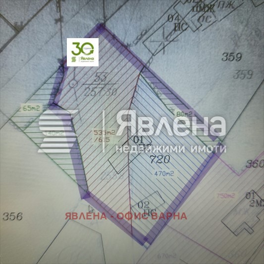 Продава ПАРЦЕЛ, с. Генерал Кантарджиево, област Варна, снимка 4 - Парцели - 53612192