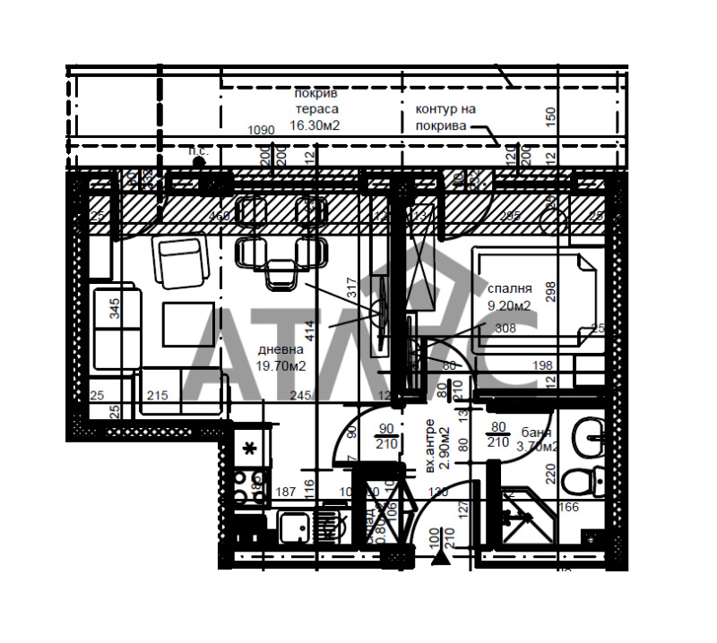 In vendita  1 camera da letto Plovdiv , Ostromila , 67 mq | 62562995 - Immagine [2]