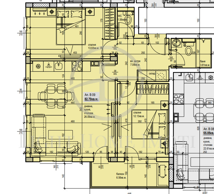 Na sprzedaż  2 sypialnie Plowdiw , Ostromila , 99 mkw | 22220841 - obraz [4]