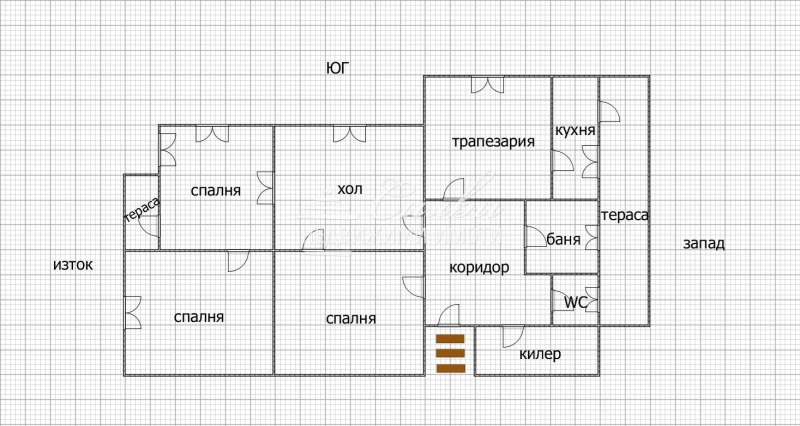 Продава ЕТАЖ ОТ КЪЩА, гр. Търговище, Център, снимка 13 - Етаж от къща - 49284680