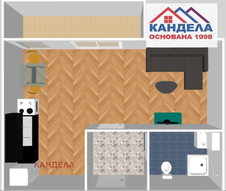 Продава 1-СТАЕН, гр. Пловдив, Въстанически, снимка 2 - Апартаменти - 54625804