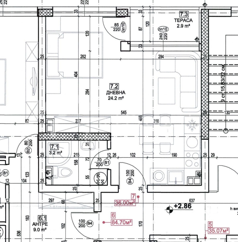 Продава 1-СТАЕН, гр. София, Дървеница, снимка 7 - Aпартаменти - 47481285