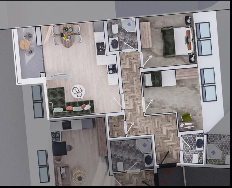 Te koop  2 slaapkamers Sofia , Strelbishte , 98 m² | 78389008 - afbeelding [2]