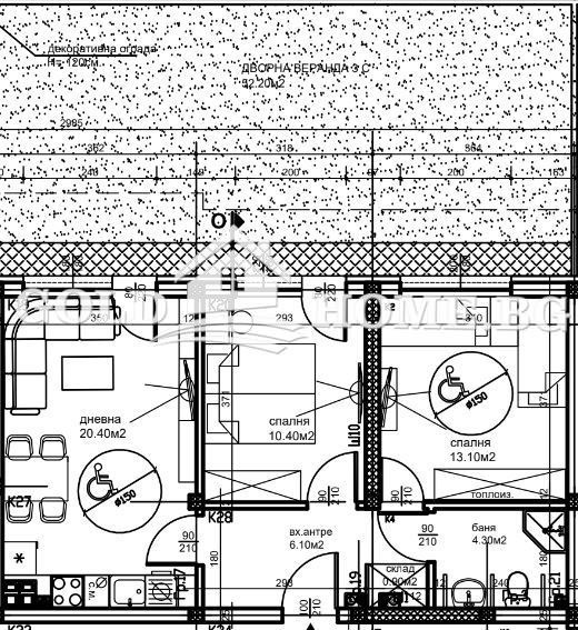 À venda  2 quartos Plovdiv , Ostromila , 126 m² | 62773002 - imagem [2]