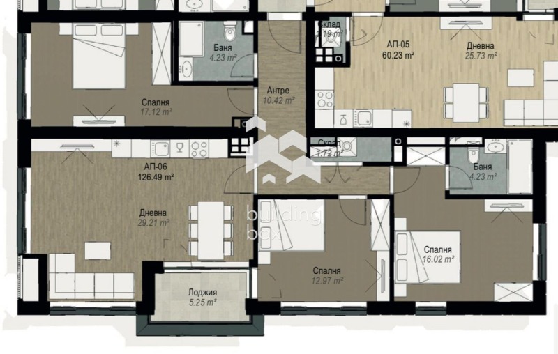 Продается  3 спальни София , Витоша , 152 кв.м | 26695901 - изображение [7]