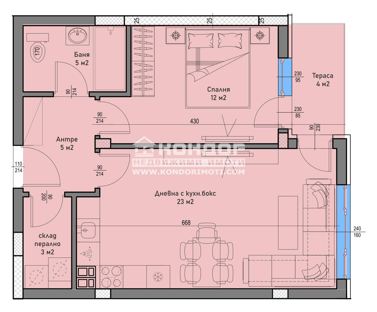 Продава 2-СТАЕН, гр. Пловдив, Кючук Париж, снимка 6 - Апартаменти - 55534737