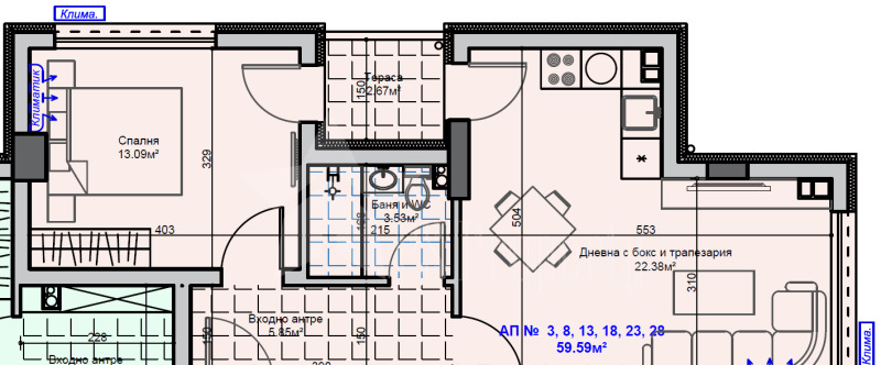 Продава 2-СТАЕН, гр. Стара Загора, Самара 1, снимка 7 - Апартаменти - 52826271