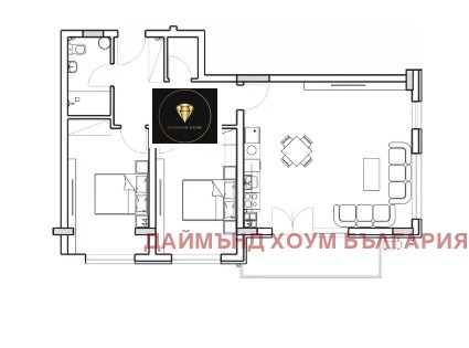 Продава 3-СТАЕН, гр. Пловдив, Младежки Хълм, снимка 2 - Aпартаменти - 49055460