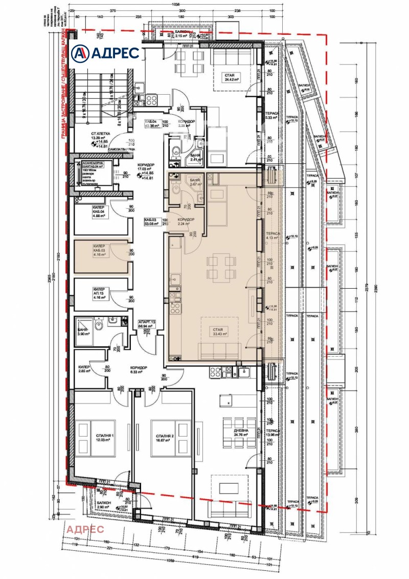 Продава 1-СТАЕН, гр. Варна, Левски 1, снимка 4 - Апартаменти - 52415145